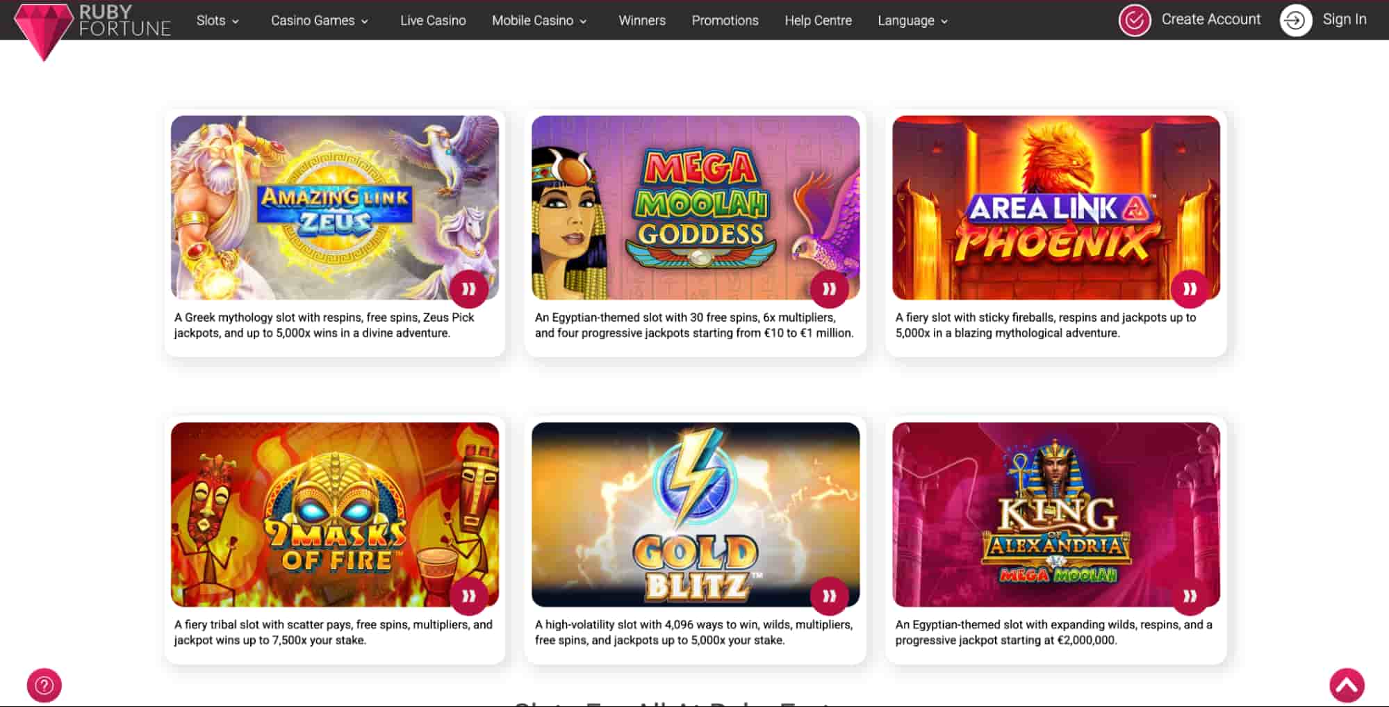 ruby fortune online Ontario casino